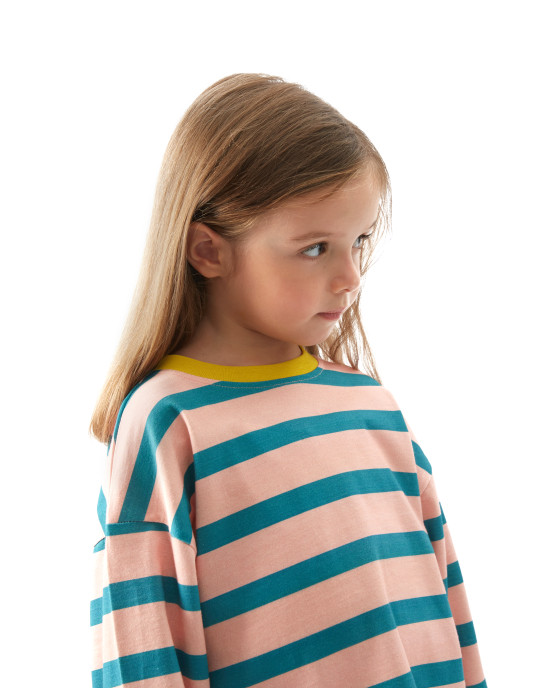 Yeşil Çizgili Tshirt Yeşil Çizgili Tshirt