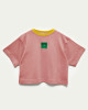 Pembe Oversize Smile Tshirt Pembe Oversize Smile Tshirt