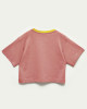 Pembe Oversize Smile Tshirt Pembe Oversize Smile Tshirt