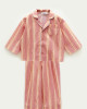 Çizgili Pijama Takımı Pembe Çizgili Pijama Takımı Pembe
