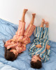 Çizgili Pijama Takımı Mavi