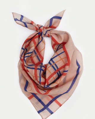 Renkli Kareli Bandana Renkli Kareli Bandana